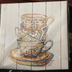Cute teacup painting
